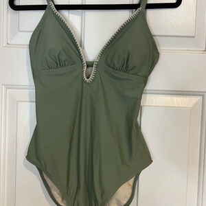 Kona Sol Green One-Piece Swimsuit